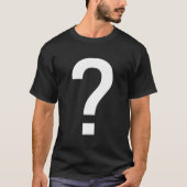 Question Mark Question Mark T-shirt (Voorkant)