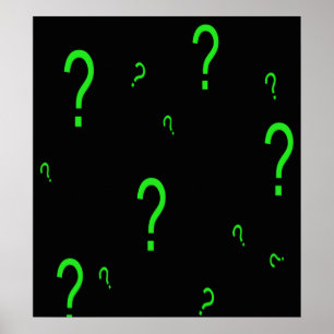 Question Marks Poster