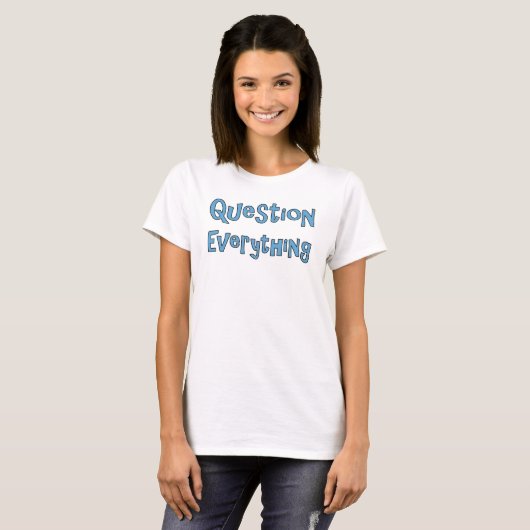 Question Tout T-shirt (Devant entier)