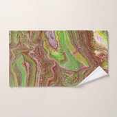 Questions 1 Wild Green Maroon Bath Towels (Serviette à main)