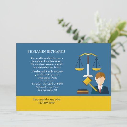 Questions juridiques Invitation à l'obtention d'un (Debout devant)