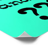 Questions stupides Drôle Poster Humour (Coin)