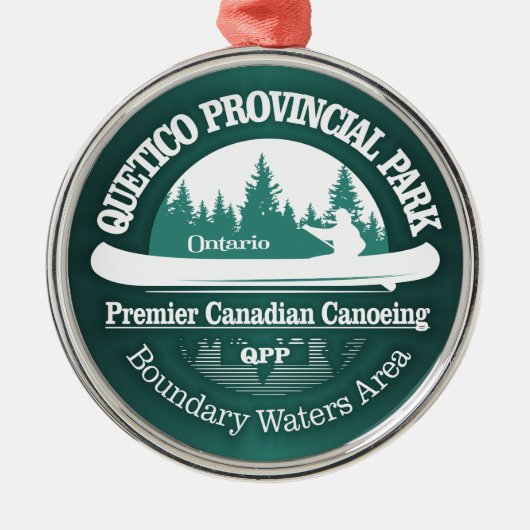 Quetico PP (CT) Metalen Ornament (Voorkant)