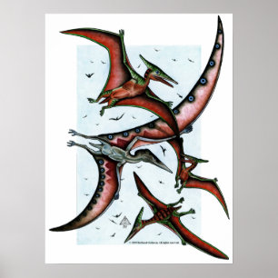 Quetz onder Pterosauriaanse druk Poster