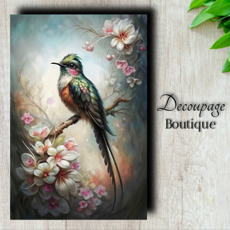 Quetzal Dromen Vogel Decoupage Tissuepapier