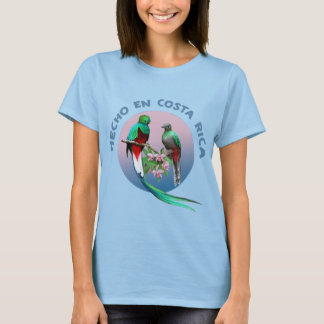 Quetzal Love, Hecho en Costa Rica t-shirt