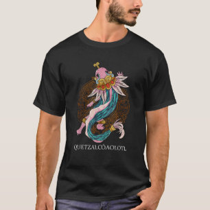 Quetzalcoatl Axolotl Oude Azteekse Slang Mayan I T-shirt