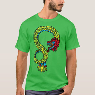 Quetzalcoatl Aztec Mayan Feathered Service Toltec T-shirt