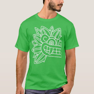 Quetzalcoatl Aztec Mayan Feathered Service Toltec T-shirt