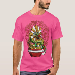 Quetzalcoatl Aztec Serpent Mayan Ramen Noodles Tol T-shirt