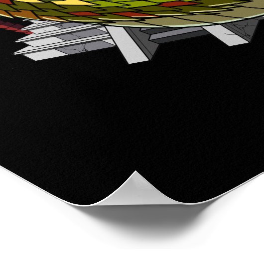 Quetzalcoatl Aztec Snake God Poster (Hoek)