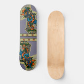 Quetzalcoatl. Aztec Tribal. Skateboard (Voorkant)