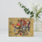 Quetzalcoatl Briefkaart (Staand voorkant)