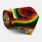 Quetzalcoatl de Aztec God Stropdas (Opgerold)