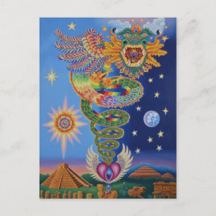 Quetzalcoatl Geeft briefkaart terug