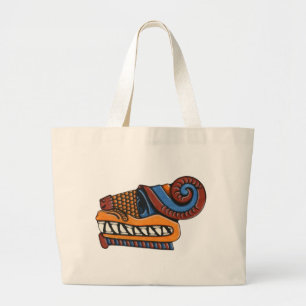Quetzalcoatl Grote Tote Bag