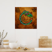 Quetzalcoatl Poster (Keuken)