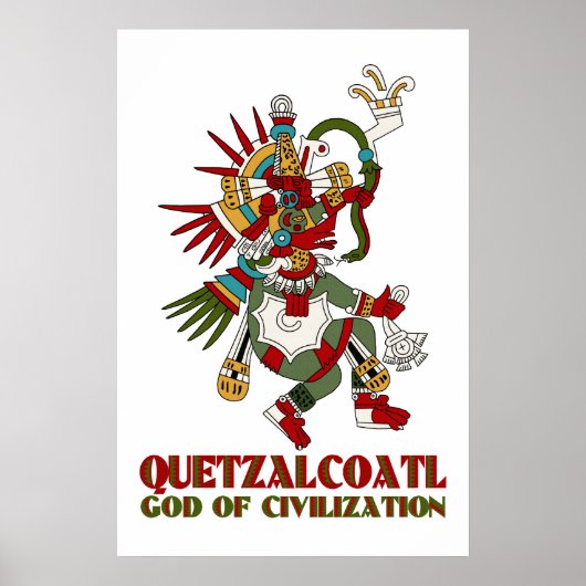 Quetzalcoatl Poster (Voorkant)
