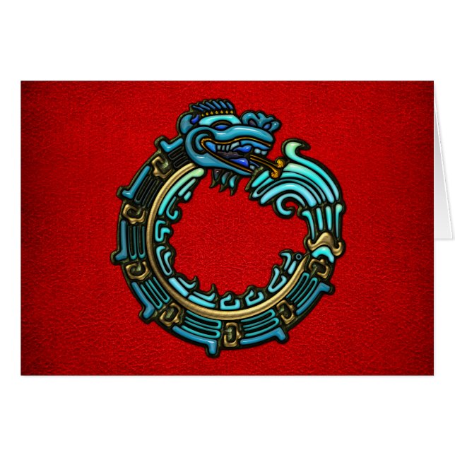 Quetzalcoatl turquoise (Devant horizontal)