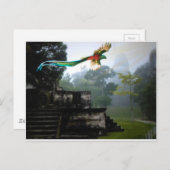 Quetzel in Tikal Briefkaart (Voorkant / Achterkant)