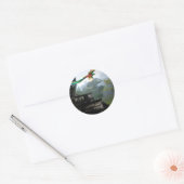 Quetzel in Tikal Ronde Sticker (Envelop)