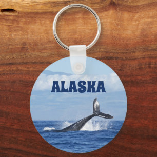 Queue de baleine Alaska Porte-clés