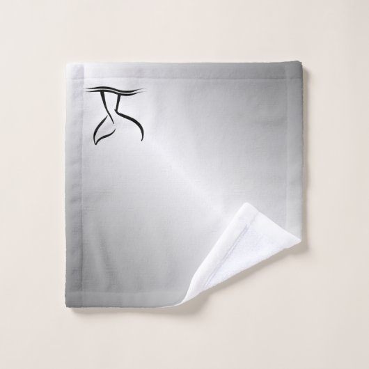 Queue de baleine Argent (Gant de toilette)