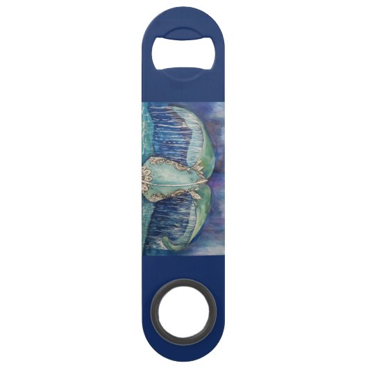 queue de baleine avec la peinture de tatouage (Devant)