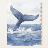 Queue de baleine de l'océan bleu (Dos)