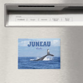 Queue de baleine Pittoresque Juneau Alaska Magnet  (In Situ (Lave-vaisselle))