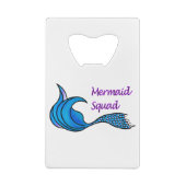 Queue de sirène bleue de Mermaid Squad sur un déca (Dos)