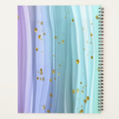 Queue noire Unicorne violette rose (Dos)