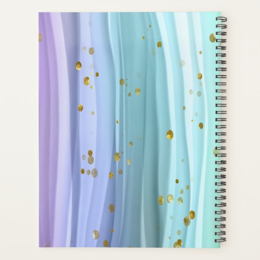 Queue noire Unicorne violette rose (Dos)