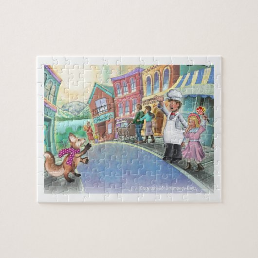 Queues de Frieda - Frieda va au puzzle de ville (Horizontal)