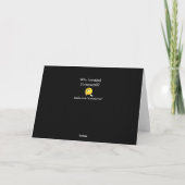 Qui a inventé les devoirs ? Carte de vœux (Dos)