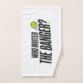 Qui a invité le Banger ? Serviette de main de pick (Serviette à main)