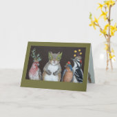 Qui a mangé tous les snacks de fête ? carte (Fleur jaune)