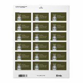 Qui a mangé tous les snacks de fête étiquette de a (Feuille entière)