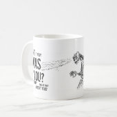 "Qui a parlé ?" Tasse (Devant gauche)