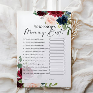 Qui connaît maman les meilleures cartes de jeu