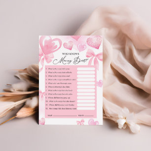 Qui Connaît Maman Meilleures Valentines Cartes De 