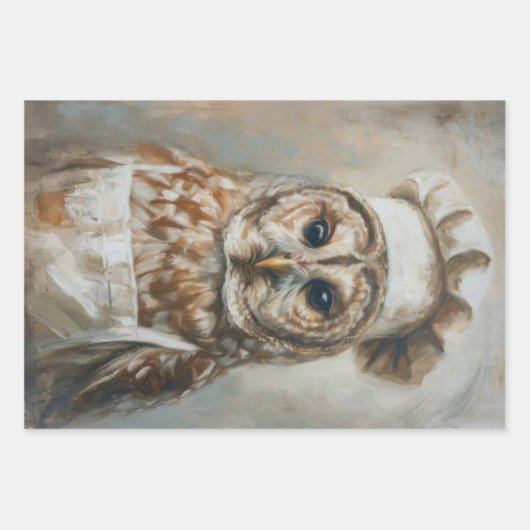 Qui Cuit Pour Vous Chouette Papier Découpage (Devant)