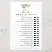 Qui dit quelle carte de jeu Fête des mariées Champ (Devant)