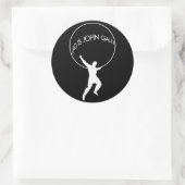 Qui est John Galt ? autocollant (Sac)