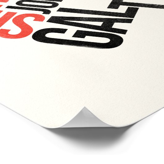 Qui Est John Galt ? Poster d'Ayn Rand (Coin)