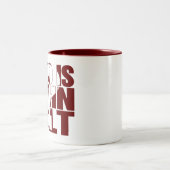 Qui est John Galt ? rouge de la tasse 11oz (Centre)