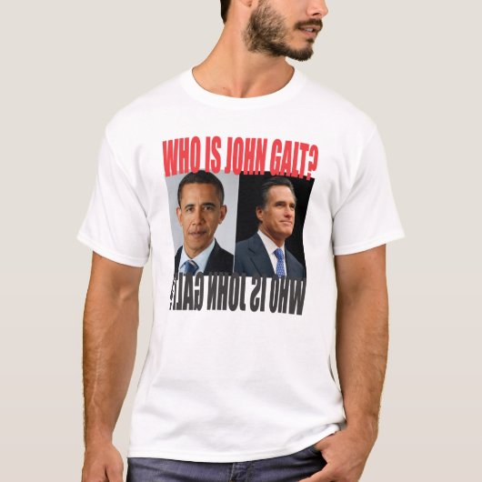 Qui est John Galt ? T-shirt (Devant)