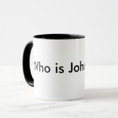Qui est John Galt ? Tasse (Devant gauche)