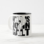 Qui est John Galt ? tasse 15oz (Devant gauche)