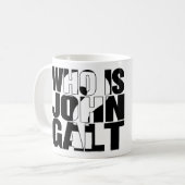 Qui est John Galt ? tasse 15oz (Devant gauche)